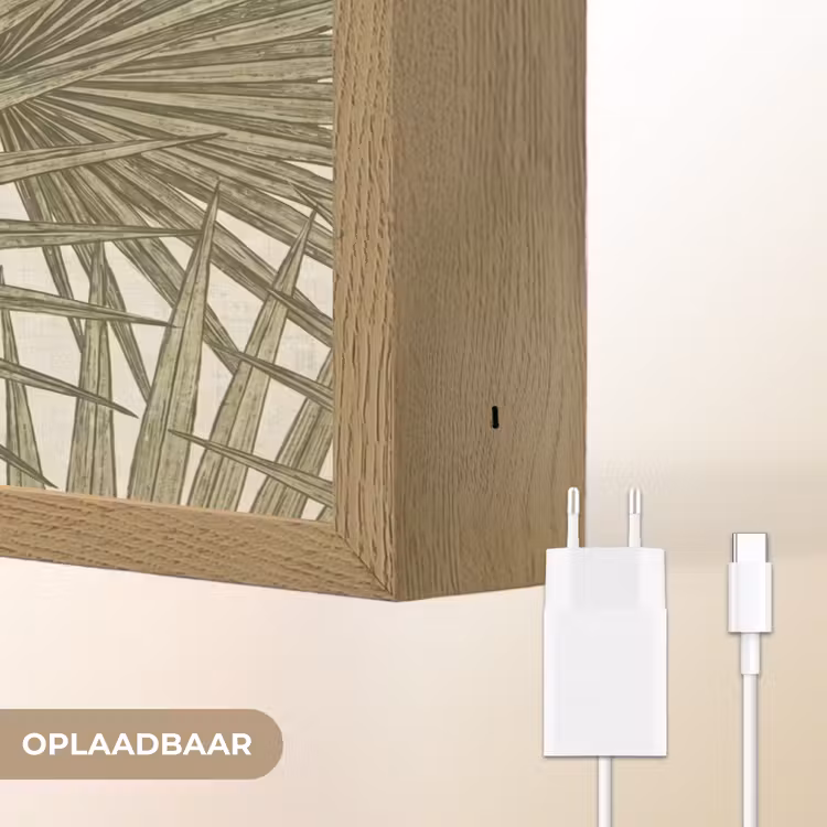 Lightbox - Wandlamp - Blad - Tropisch - Patroon - Natuur - Groen — 7