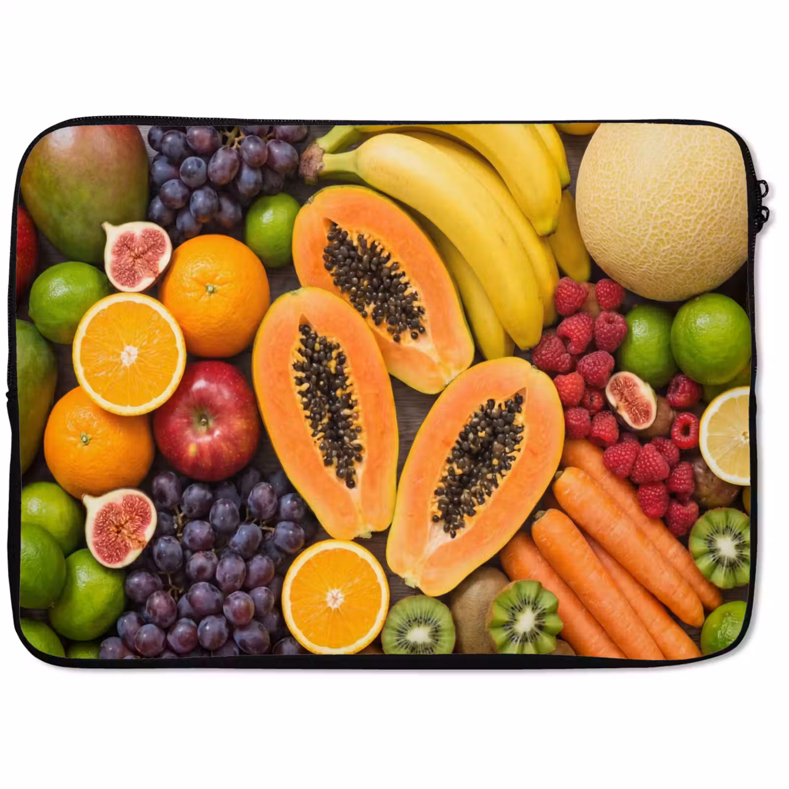 Laptophoes - Eten - Fruit - Groenten - Vers - Kleurrijk — 1