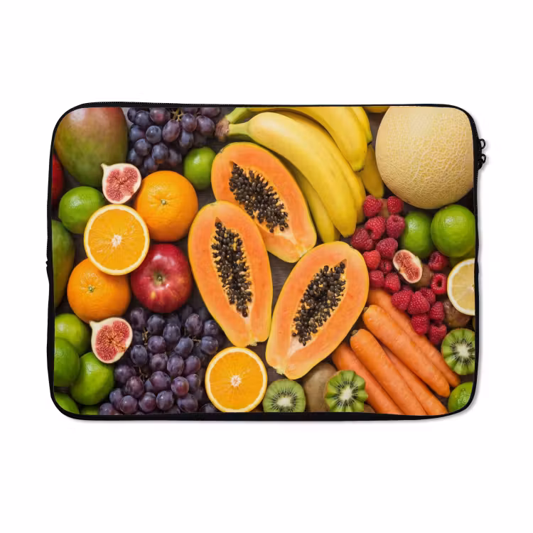 Laptophoes - Eten - Fruit - Groenten - Vers - Kleurrijk — 5