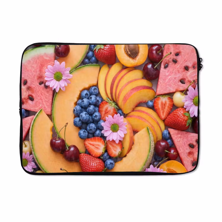 Laptophoes - Eten - Fruit - Zomer - Kleurrijk — 5