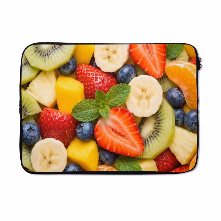 Laptophoes - Fruit - Plakjes - Eten - Kleurrijk — 5