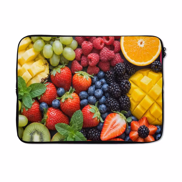 Laptophoes - Fruit - Vers - Kleurrijk - Eten — 5