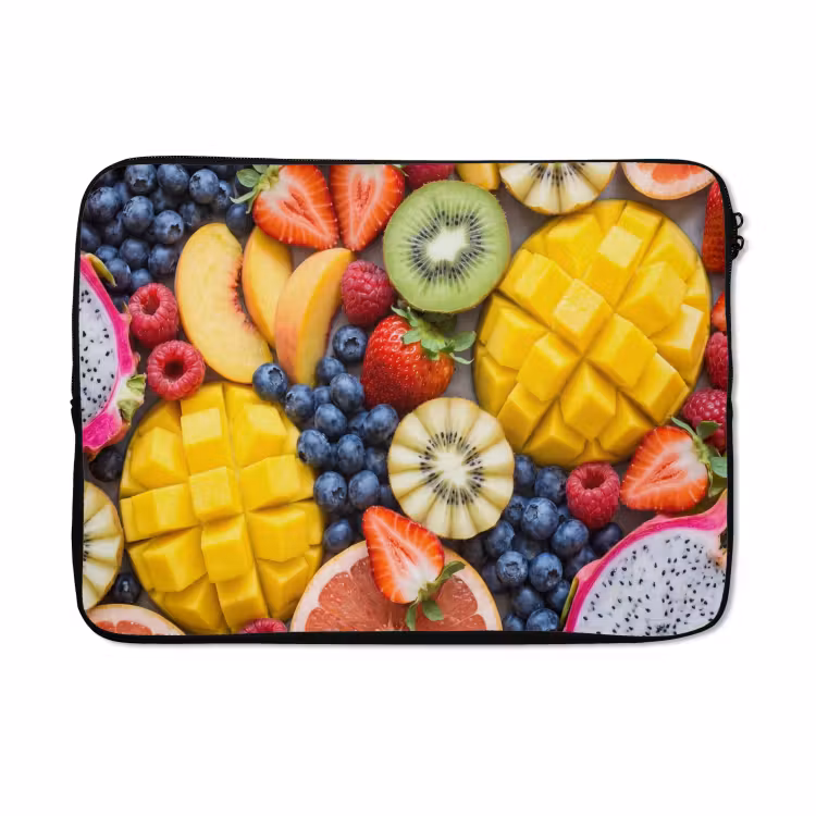 Laptophoes - Fruit - Versneden - Kleurrijk - Eten - Gezond — 5