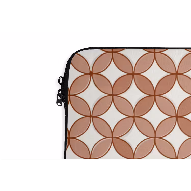 Laptophoes - Geometrisch - Cirkels - Modern - Terracotta — 6
