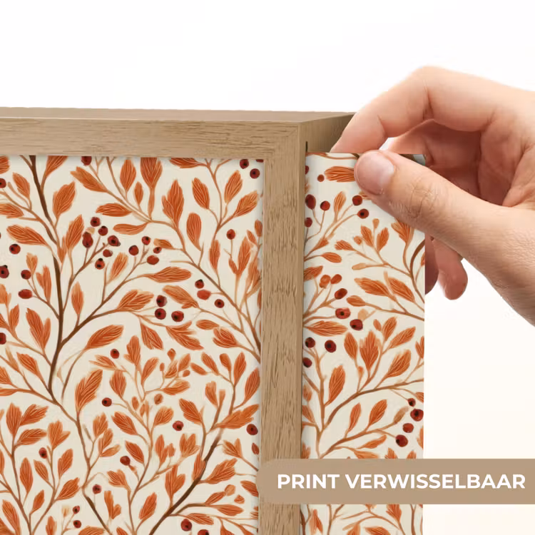 Lightbox - Wandlamp - Bladeren - Botanisch - Terracotta — 5