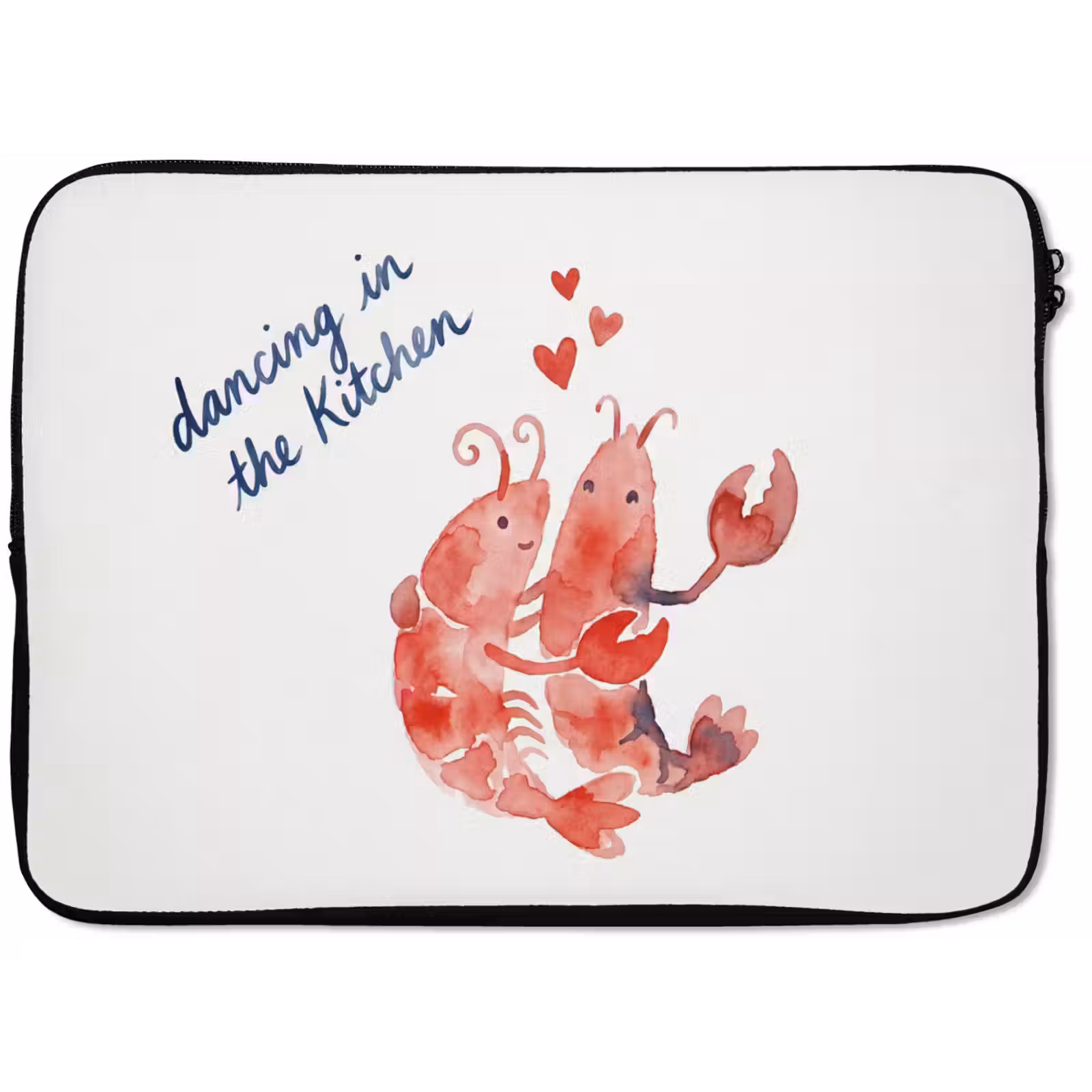 Laptophoes - Dier - Dans - Liefde - Waterverf - Rood — 1