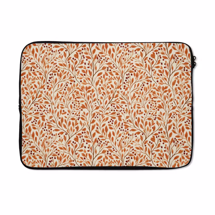 Laptophoes - Bladeren - Botanisch - Terracotta — 5