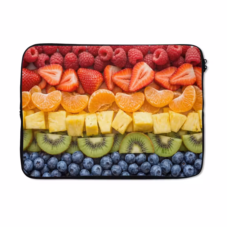 Laptophoes - Fruit - Regenboog - Gezond - Kleurrijk — 5