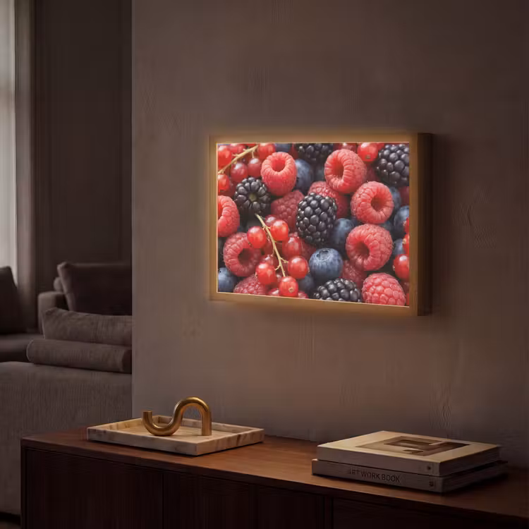 Lightbox - Wandlamp - Bessen - Mix - Vers - Eten - Kleurrijk — 2