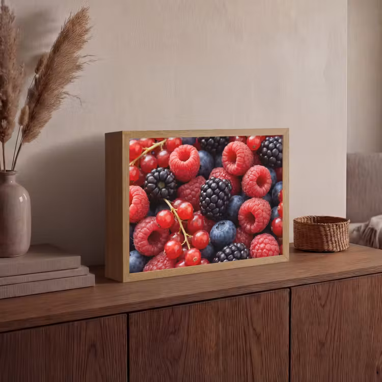 Lightbox - Wandlamp - Bessen - Mix - Vers - Eten - Kleurrijk — 4