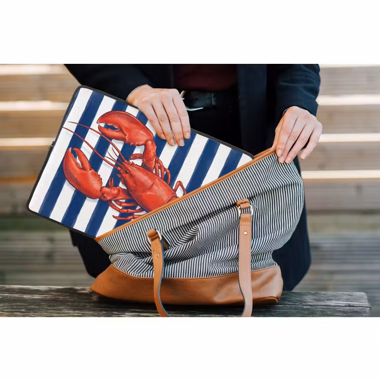 Laptophoes - Schaaldier - Kreeft - Marine - Illustratie - Rood — 4
