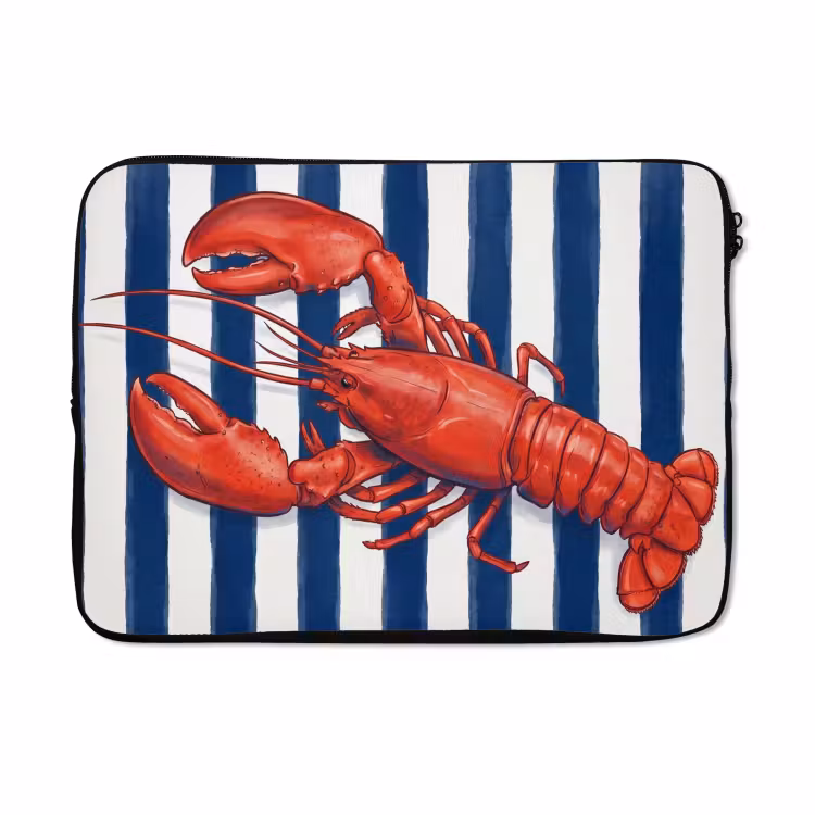 Laptophoes - Schaaldier - Kreeft - Marine - Illustratie - Rood — 5