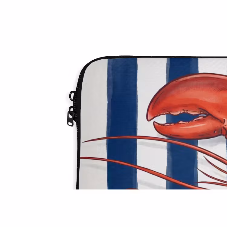 Laptophoes - Schaaldier - Kreeft - Marine - Illustratie - Rood — 6
