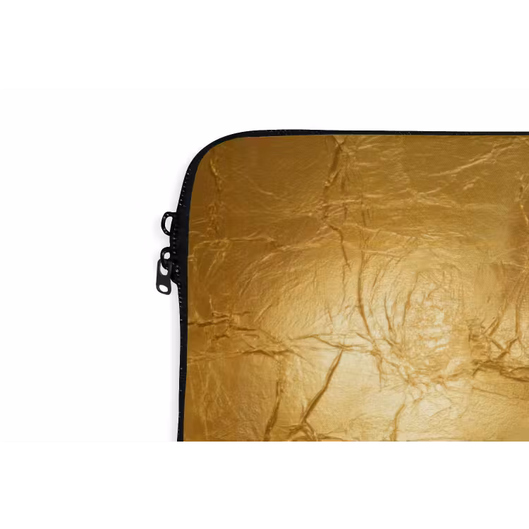 Laptophoes - Bladgoud - Vintage - Textuur - Warm Goud — 6