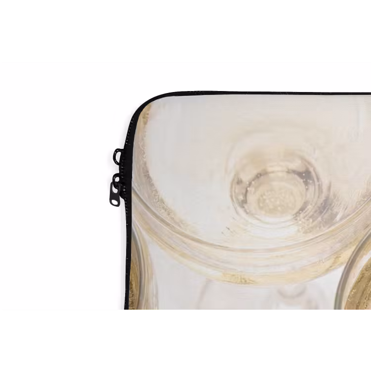 Laptophoes - Drank - Glazen - Feest - Goud — 6