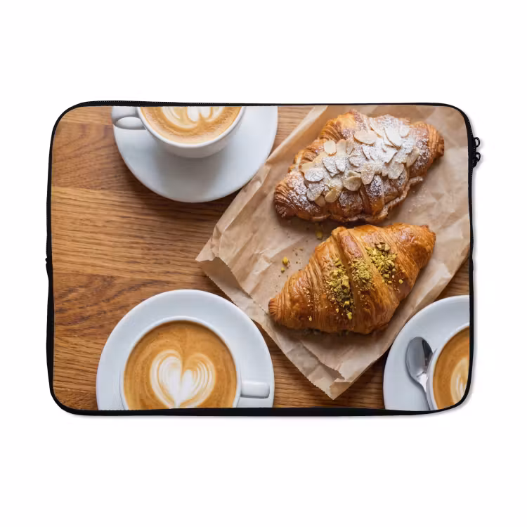 Laptophoes - Eten - Croissant - Koffie - Ontbijt - Modern — 5