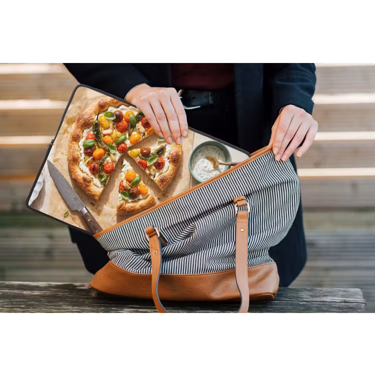 Laptophoes - Eten - Tomaten - Basilicum - Maaltijd - Vers — 4
