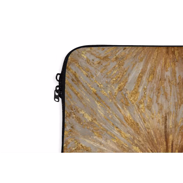 Laptophoes - Explosie - Abstract - Goud - Wit — 6