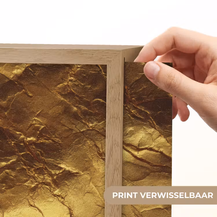 Lightbox - Wandlamp - Bladgoud - Textuur - Goud — 5