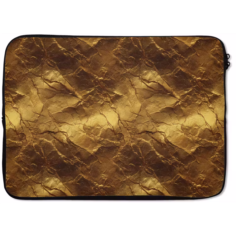 Laptophoes - Bladgoud - Textuur - Goud — 1