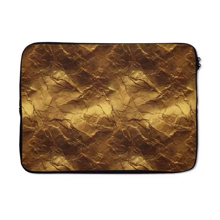 Laptophoes - Bladgoud - Textuur - Goud — 5