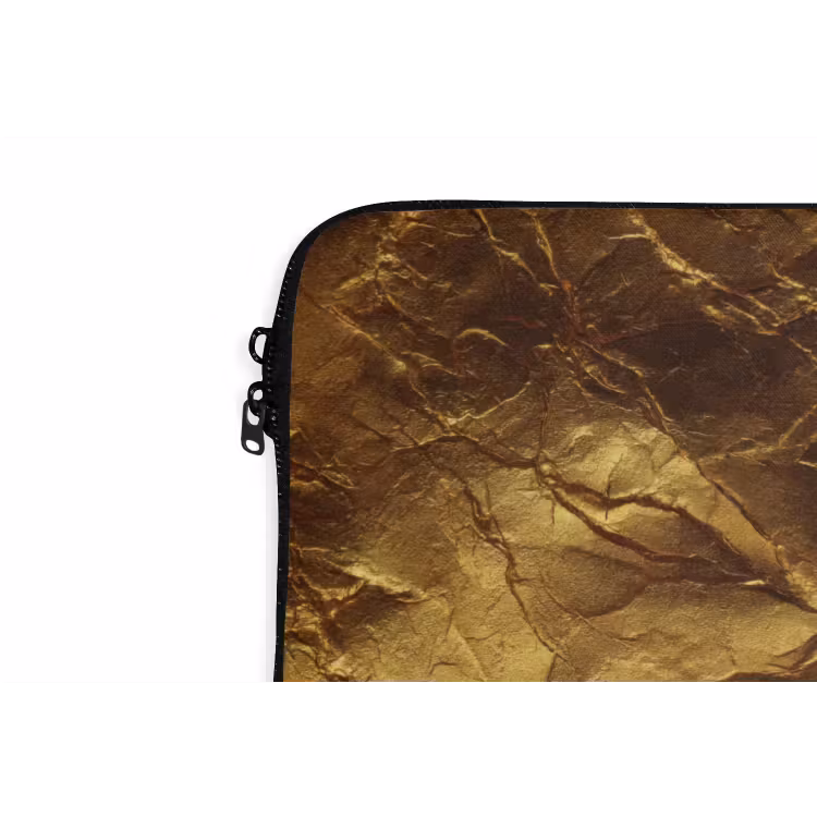 Laptophoes - Bladgoud - Textuur - Goud — 6