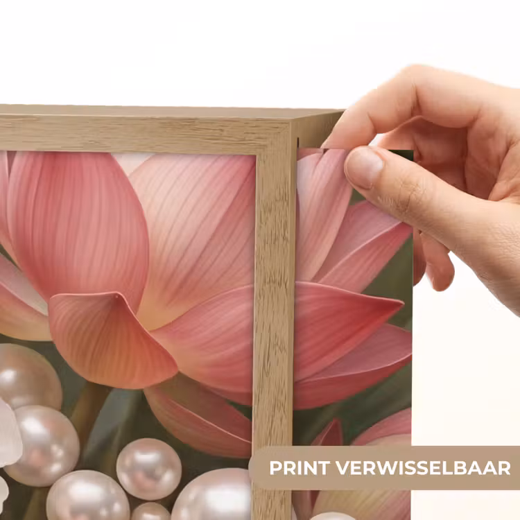 Lightbox - Wandlamp - Bloemen - Parels - Elegant - Roze - Wit — 5