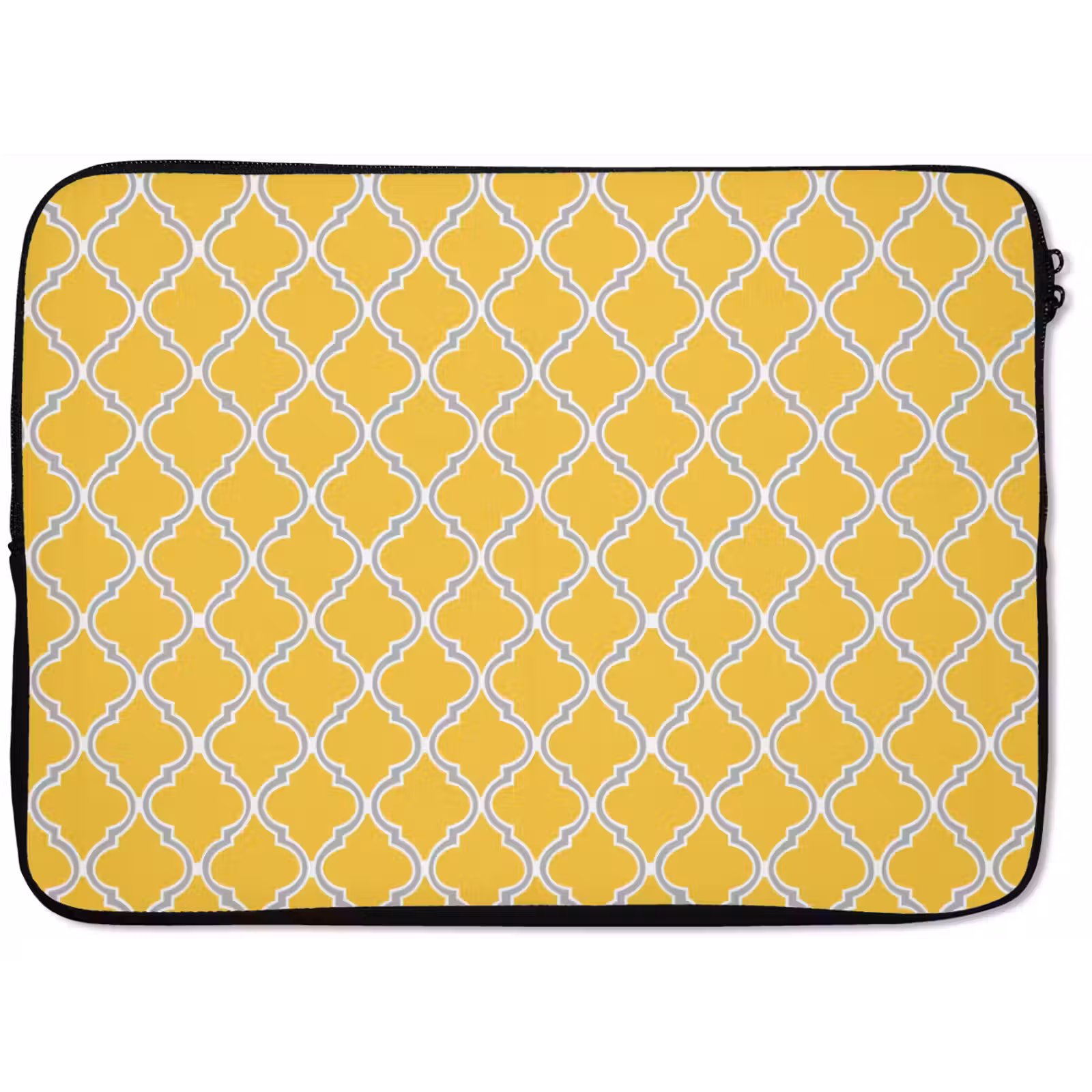 Laptophoes - Lantaarn - Arabesk - Elegant - Geel — 1