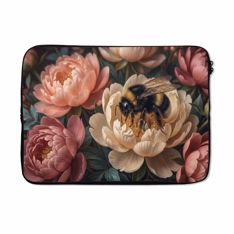 Laptophoes - Bloemen - Insect - Natuur - Roze — 5