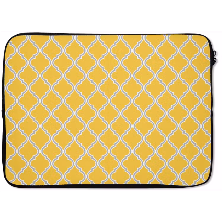 Laptophoes - Lantaarn - Arabesk - Elegant - Geel — 1