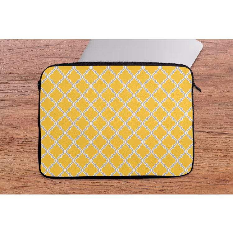 Laptophoes - Lantaarn - Arabesk - Elegant - Geel — 2