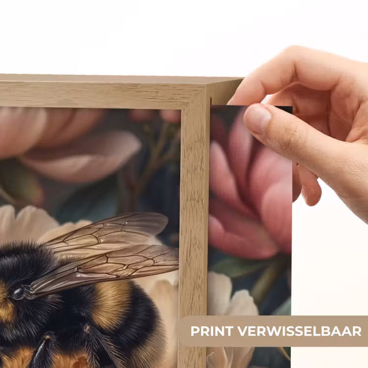 Lightbox - Wandlamp - Bloemen - Insect - Natuur - Roze — 5