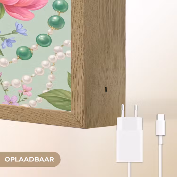 Lightbox - Wandlamp - Bloemen - Patroon - Botanisch - Groen — 7