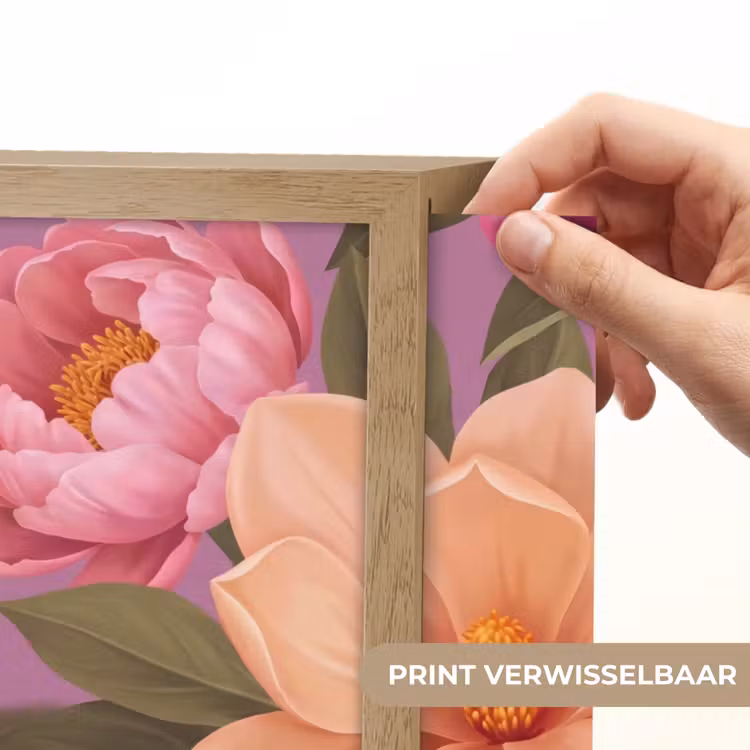 Lightbox - Wandlamp - Bloemen - Patroon - Illustratie - Roze — 5