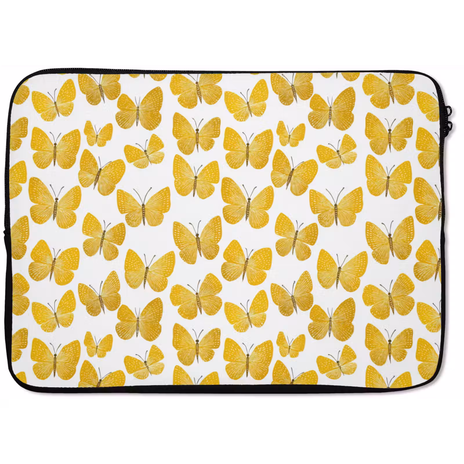 Laptophoes - Vlinders - Botanisch - Illustratie - Geel - Wit — 1