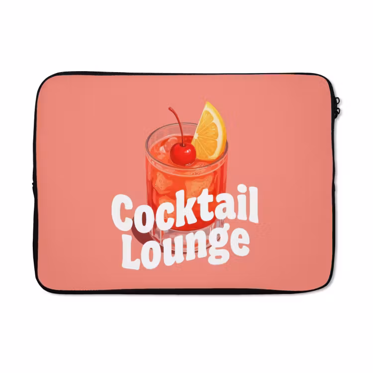 Laptophoes - Cocktail Lounge - Glas - Koraal — 5