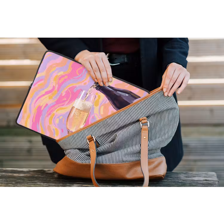 Laptophoes - Drank - Inschenken - Feest - Abstract - Roze — 4