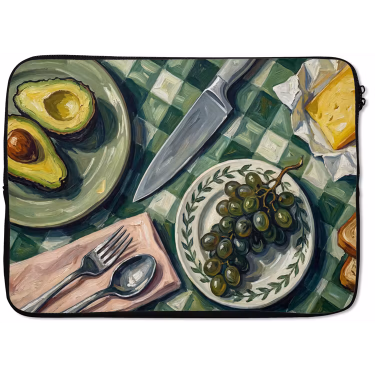 Laptophoes - Eten - Ontbijt - Tafel - Modern - Groen — 1