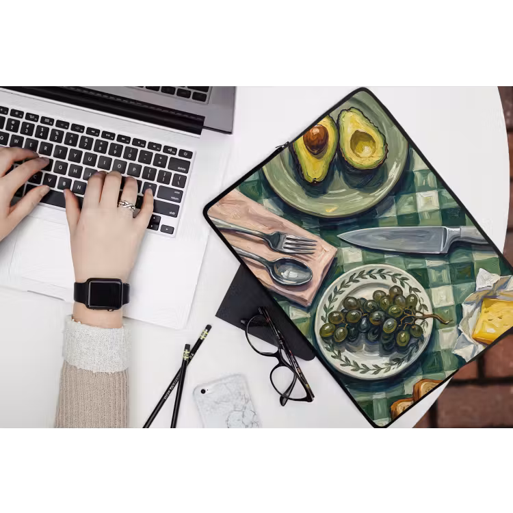 Laptophoes - Eten - Ontbijt - Tafel - Modern - Groen — 3