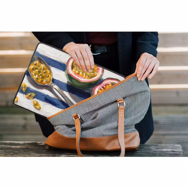 Laptophoes - Eten - Passievrucht - Tropisch - Modern - Kleurrijk — 4