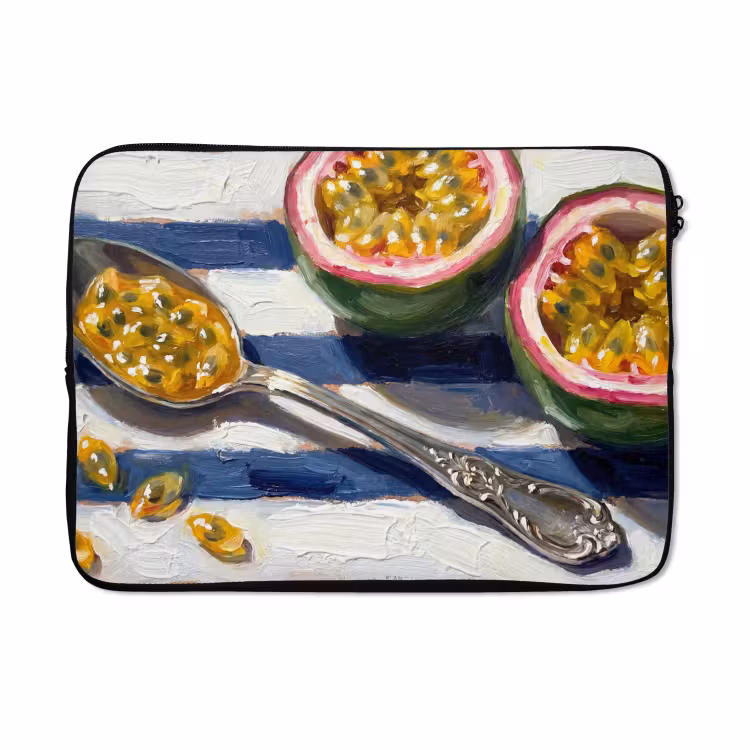Laptophoes - Eten - Passievrucht - Tropisch - Modern - Kleurrijk — 5