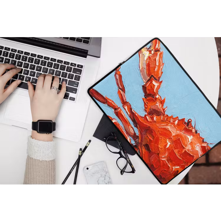Laptophoes - Krab - Zee - Dieren - Abstract - Rood — 3
