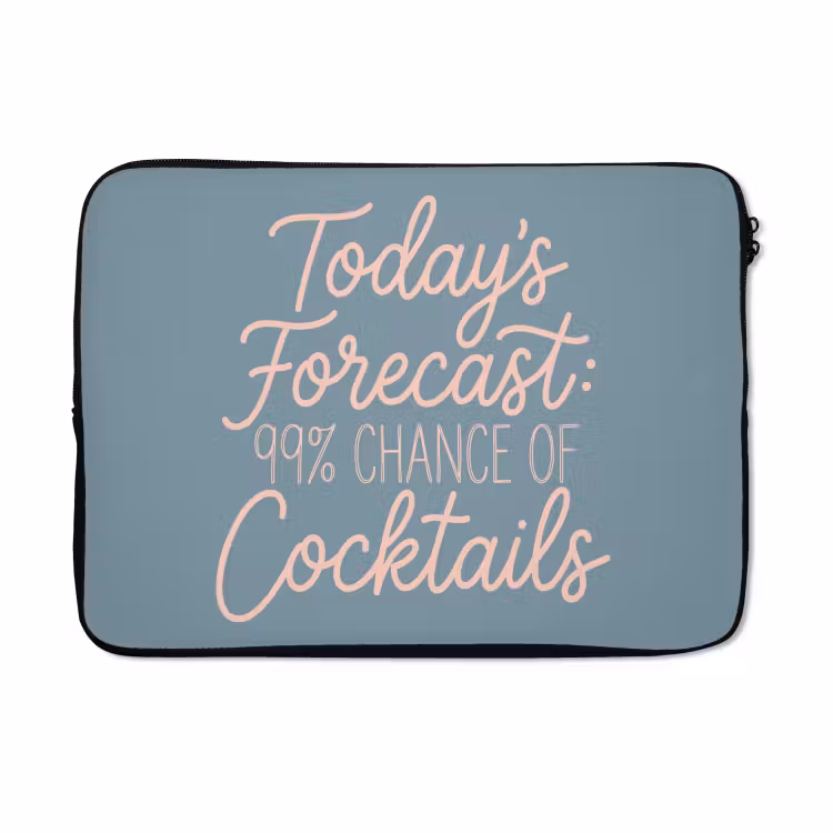 Laptophoes - Today's Forecast - Cocktails - Blauw — 5