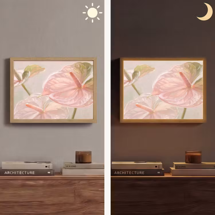 Lightbox - Wandlamp - Bloemen - Pastel - Abstract - Natuur - Groen — 6