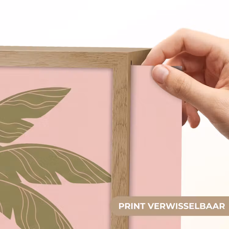 Lightbox - Wandlamp - Boom - Palm - Natuur - Illustratie - Roze — 5