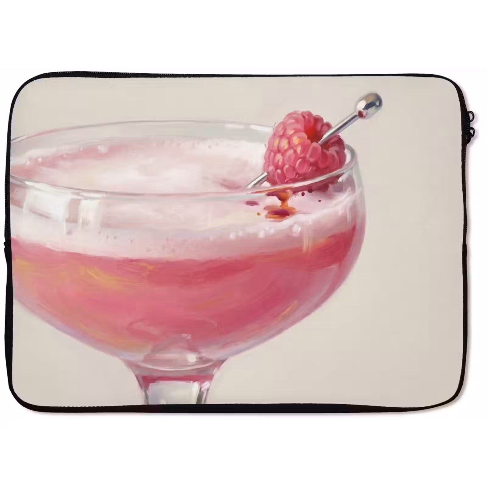 Laptophoes - Cocktail - Framboos - Drank - Modern - Roze — 1