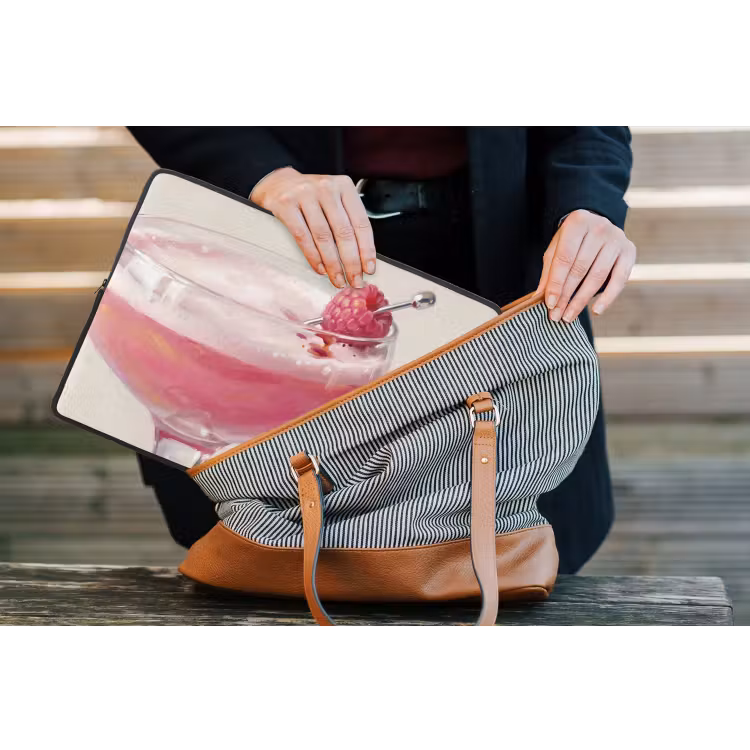 Laptophoes - Cocktail - Framboos - Drank - Modern - Roze — 4