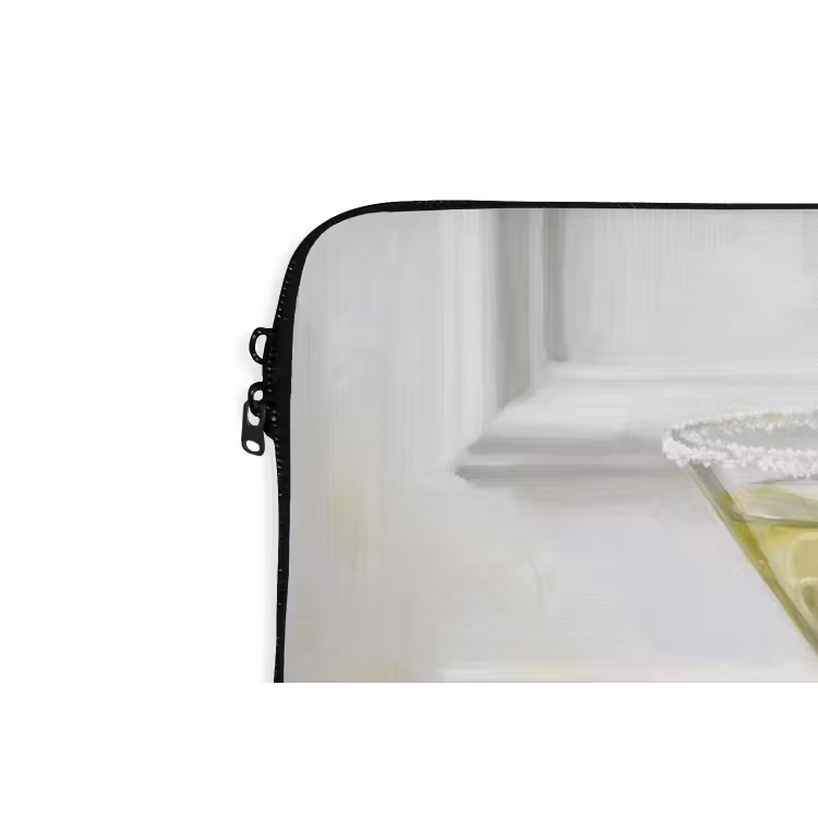 Laptophoes - Drank - Martini - Olijven - Modern - Wit — 6