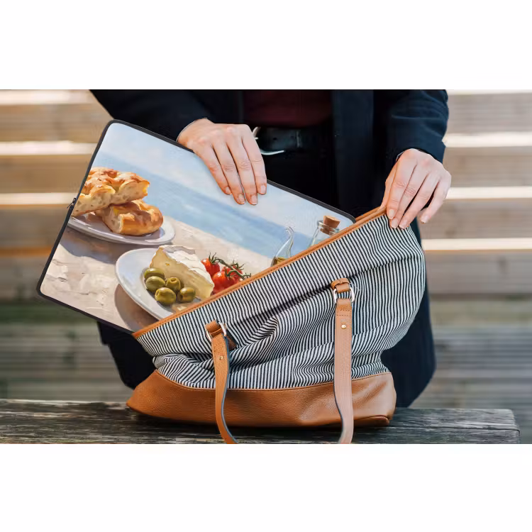 Laptophoes - Eten - Middellandse Zee - Natuur - Geschilderd — 4