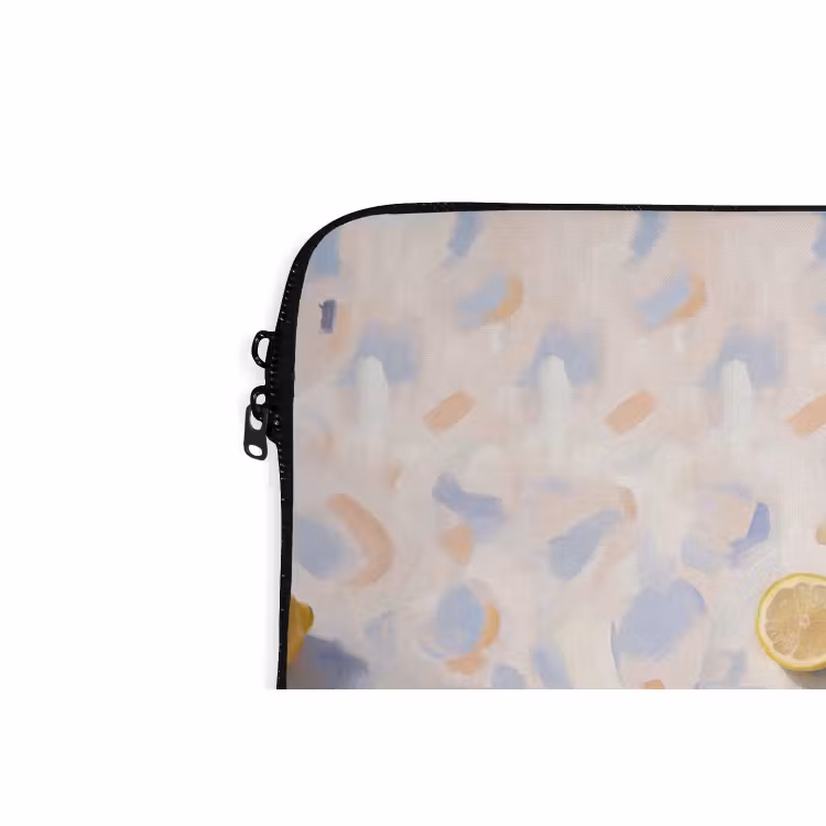 Laptophoes - Eten - Oesters - Citroenen - Modern - Geel — 6